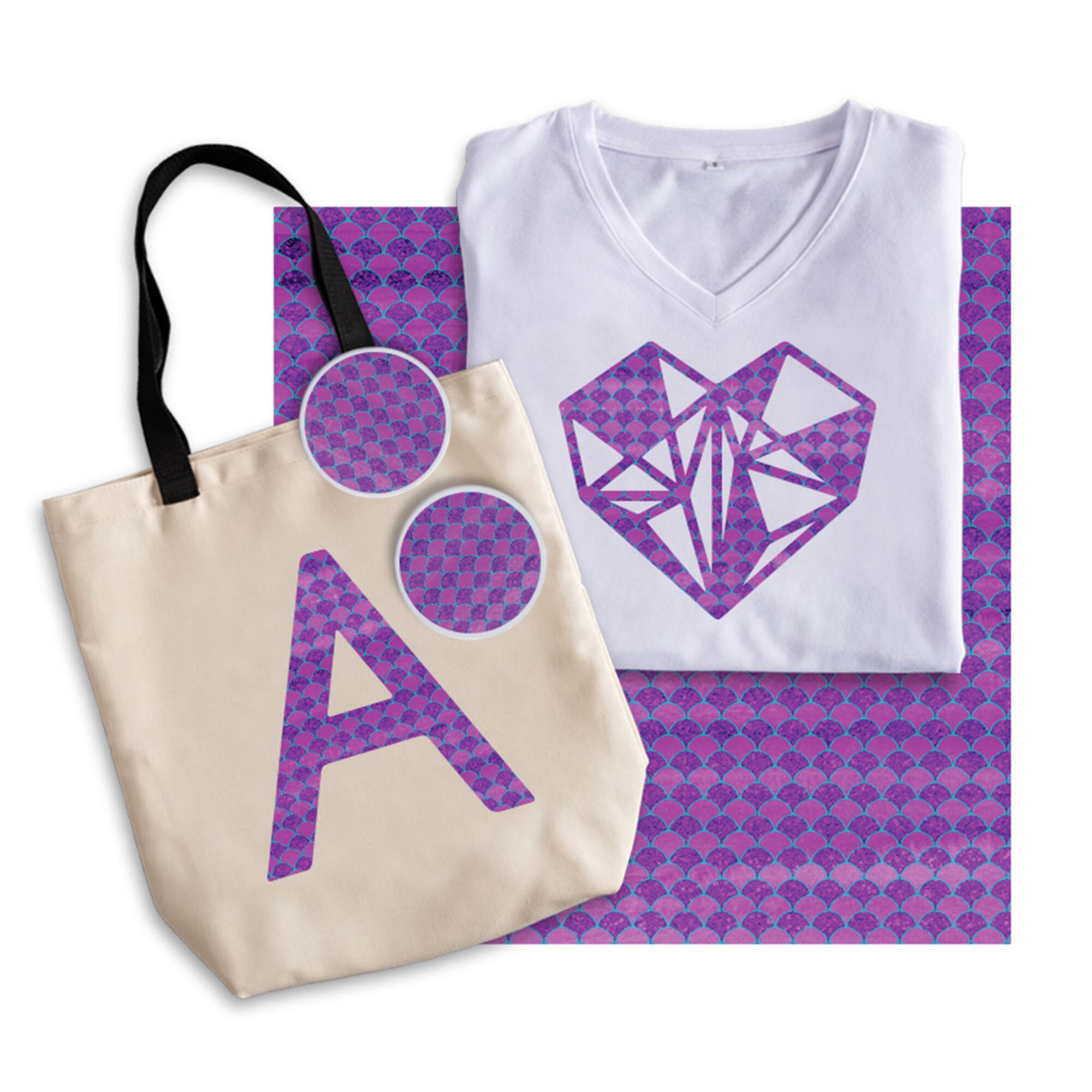 Cricut® Infusible Ink™ Transfer Sheet Patterns, Sparkle Mermaid